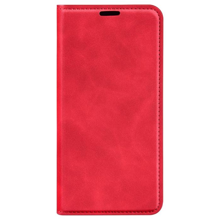Bild 5,  Samsung Galaxy A15 5G Fodral Flip Skin Touch Röd - Teknikhallen.se
