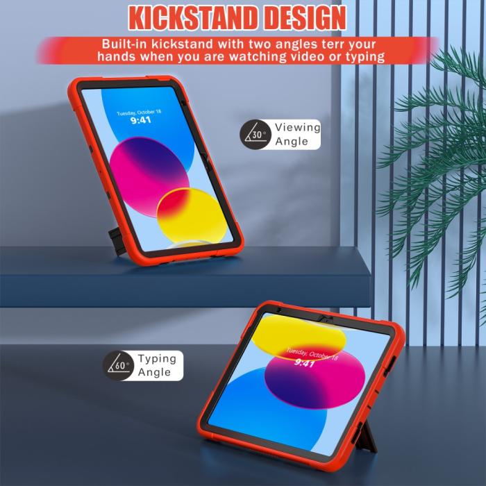 Bild 5,  iPad 11 2025 / 10.9 2022 Shockproof Hybrid Skal Med Kickstand - Teknikhallen.se