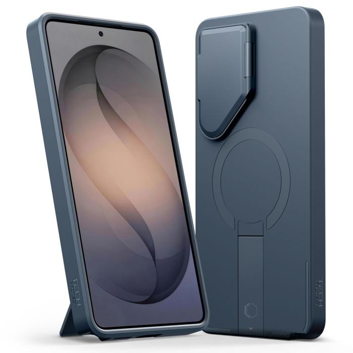 Bild 2, Tech-Protect Tech-Protect Galaxy S26 Ultra Skal MagSafe Kevlar Aura Navy Blue - Teknikhallen.se