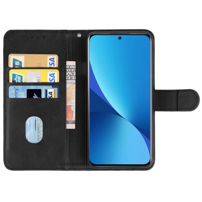 Bild 3,  Xiaomi 12 Fodral Läder Svart - Teknikhallen.se