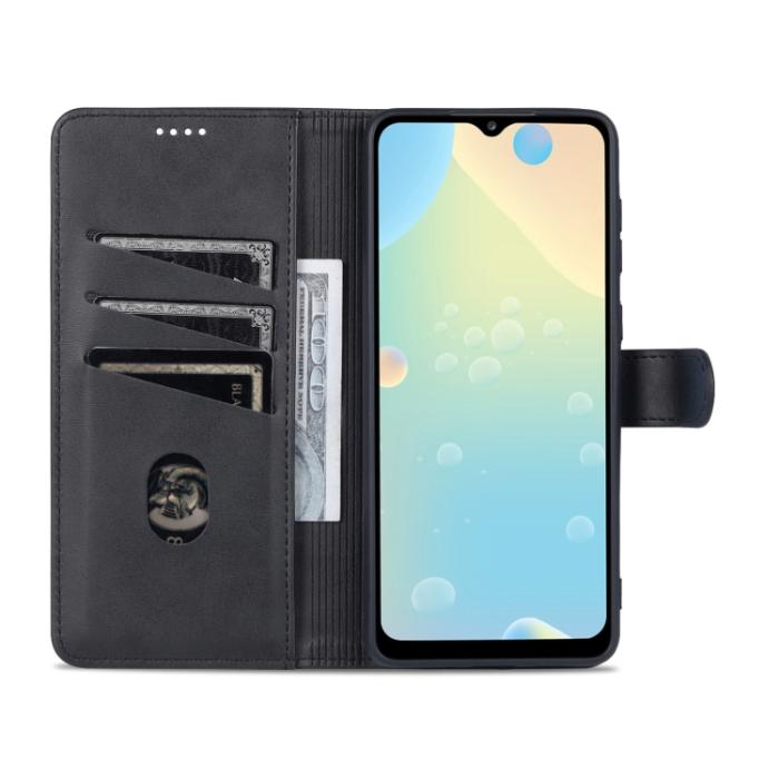 Bild 6, AZNS AZNS Samsung Galaxy A33 5G Fodral Läder Svart - Teknikhallen.se