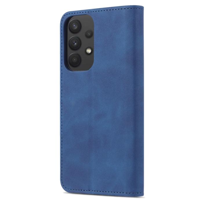 Bild 3, AZNS AZNS Samsung Galaxy A33 5G Fodral Läder Blå - Teknikhallen.se