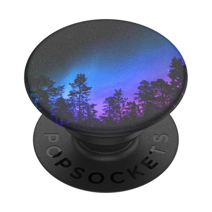 Bild 3, PopSockets PopSockets Avtagbart Grip med Ställfunktion Aurora Woods - Teknikhallen.se