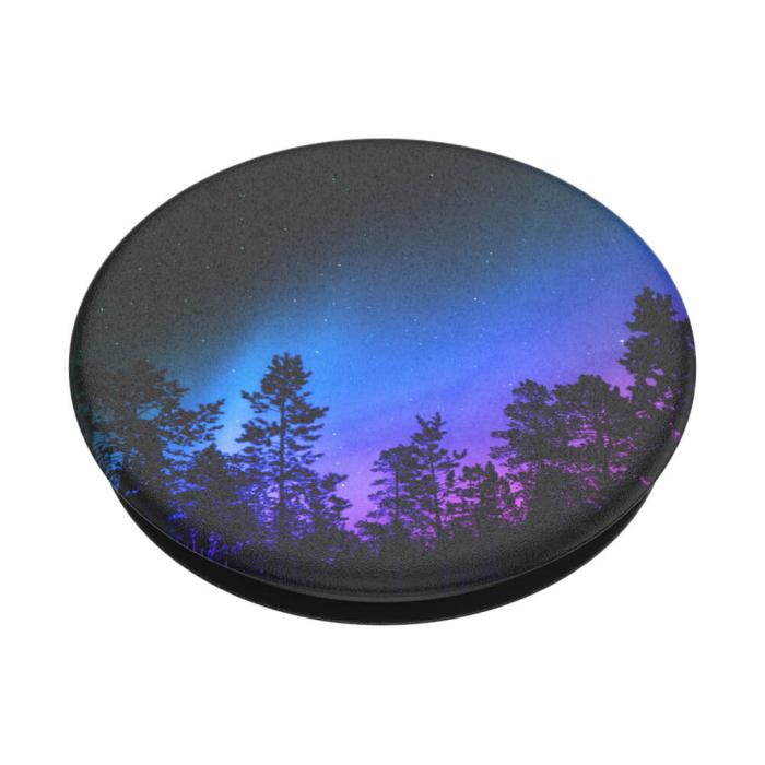 Bild 4, PopSockets PopSockets Avtagbart Grip med Ställfunktion Aurora Woods - Teknikhallen.se