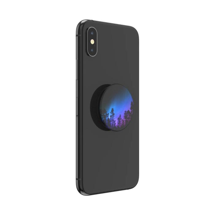 Bild 6, PopSockets PopSockets Avtagbart Grip med Ställfunktion Aurora Woods - Teknikhallen.se