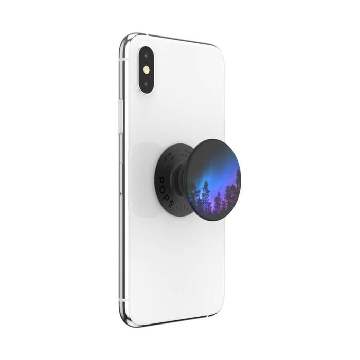 Bild 9, PopSockets PopSockets Avtagbart Grip med Ställfunktion Aurora Woods - Teknikhallen.se