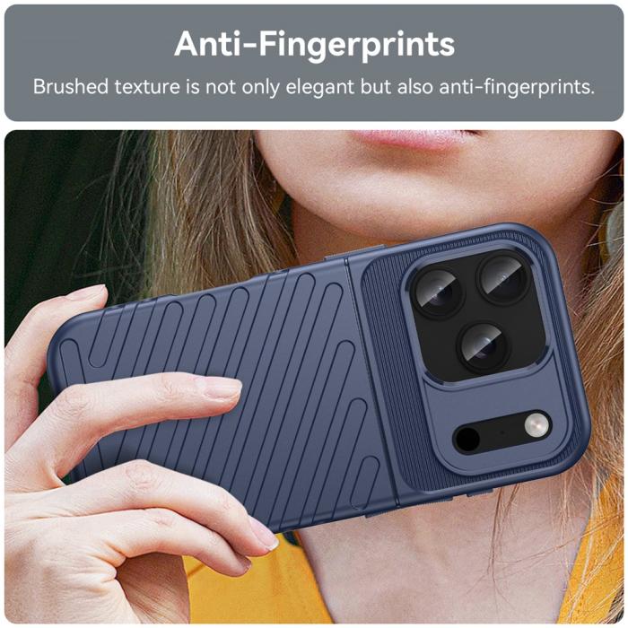 Bild 6,  iPhone 18 Pro / 17 Pro Skal Skal TPU Vävt Mönster Blå - Teknikhallen.se