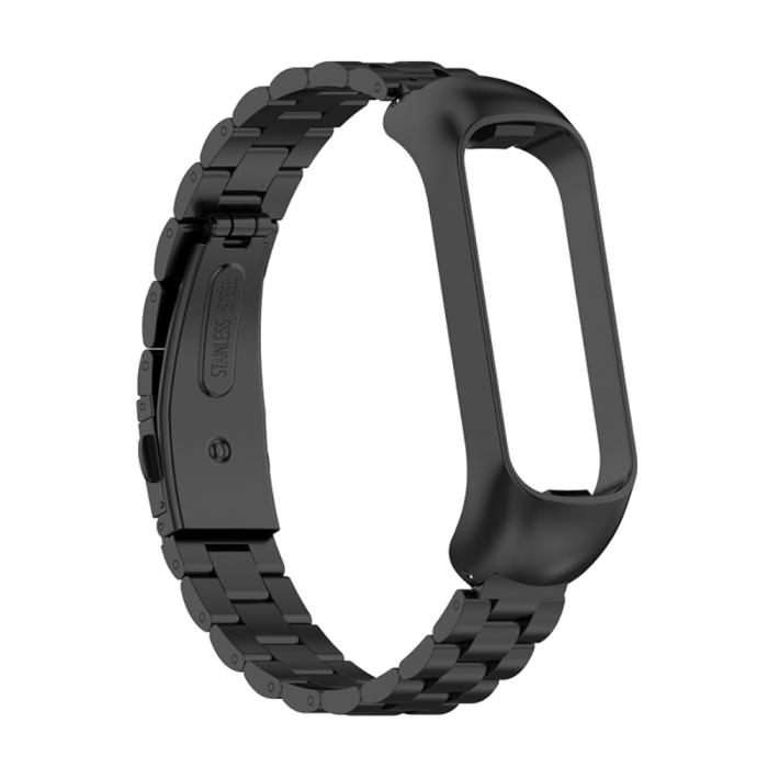 Bild 2,  Samsung Galaxy Fit 2 Lyxigt Metallarmband Svart - Teknikhallen.se