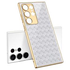 GKK GKK Galaxy S24 Ultra Skal H&auml;rdat Glas Electroplate Fl&auml;tad Textur - Teknikhallen.se