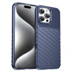  iPhone 16 Pro Max Skal Twill Textur Bl&aring; - Teknikhallen.se