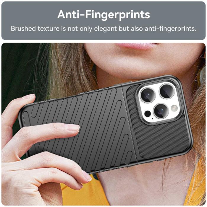 Bild 5,  iPhone 16 Pro Max Skal Twill Textur Svart - Teknikhallen.se