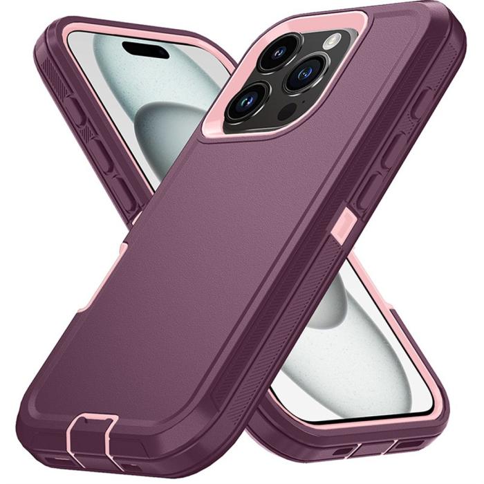 Bild 2,  iPhone 16 Pro Max Skal Extreme Shockproof Röd - Teknikhallen.se