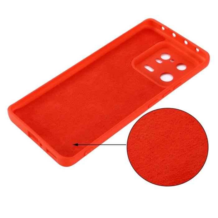 Bild 5,  Xiaomi 13 Pro 5G Skal Liquid Silikon Röd - Teknikhallen.se