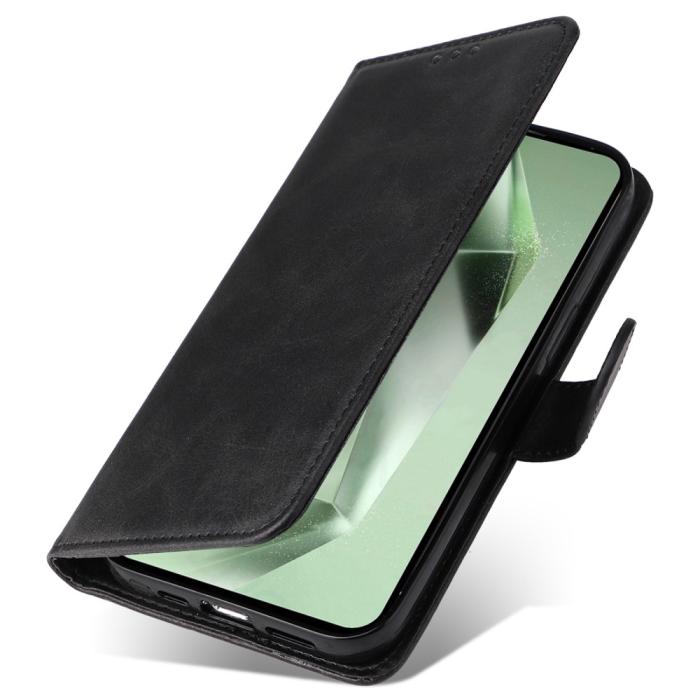 Bild 5,  Samsung Galaxy S24 FE Plånboksfodral Läder Svart - Teknikhallen.se