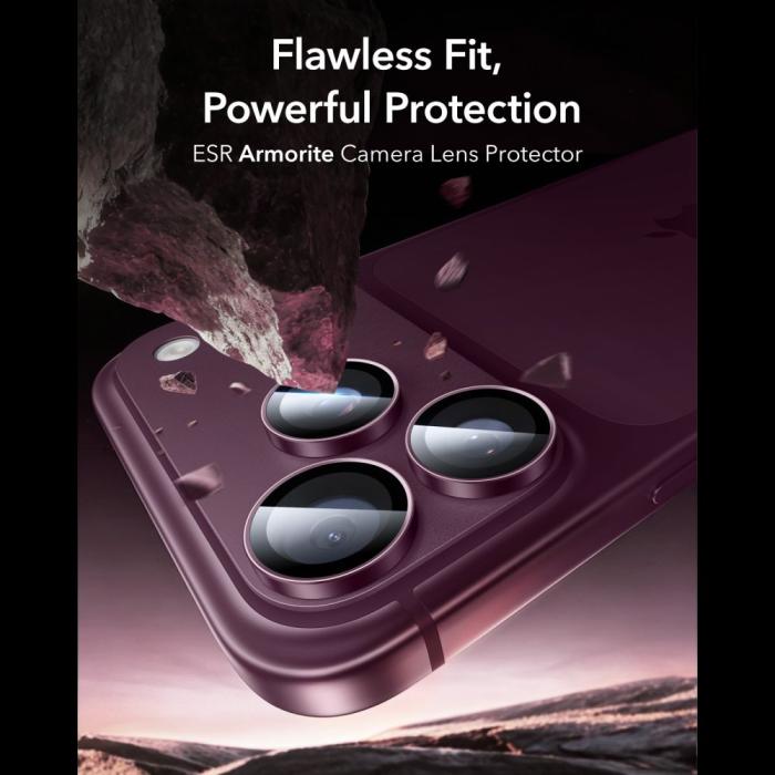 Bild 2, ESR ESR iPhone 18 Pro / 18 Pro Max Linsskydd Armorite - Teknikhallen.se