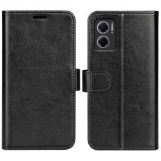  Xiaomi Redmi 10 5G Fodral Crazy Horse L&auml;der Svart - Teknikhallen.se