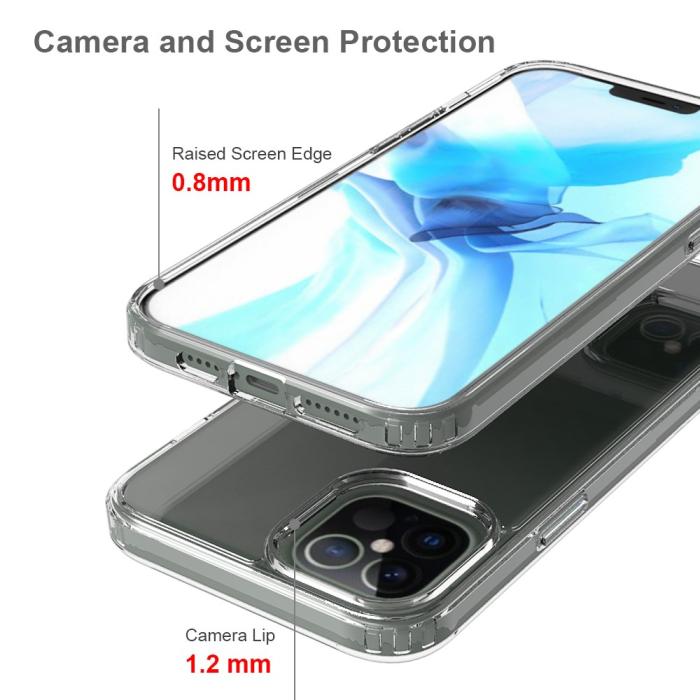 Bild 3,  iPhone 12 Pro Max - Akryl+TPU Transparent Skal - Teknikhallen.se