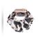  Scrunchie White Leopard Armband Apple Watch 41/40/38 mm - Teknikhallen.se