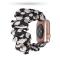  Scrunchie Black N White Armband Apple Watch 41/40/38 mm - Teknikhallen.se