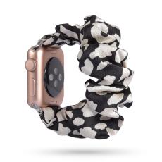  Scrunchie Black N White Armband Apple Watch 42/41/40/38 mm - Teknikhallen.se