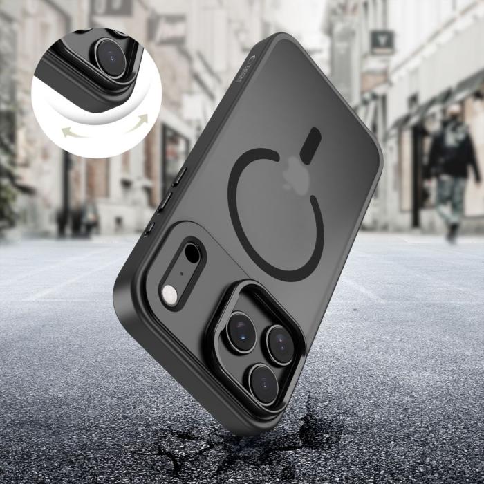 Bild 5, Tech-Protect Tech-Protect iPhone 17 Pro Skal MagSafe MagStand Svart - Teknikhallen.se
