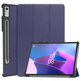  Lenovo Tab P11 Pro Gen 2 Fodral Tri-Fold Läder Blå - Teknikhallen.se