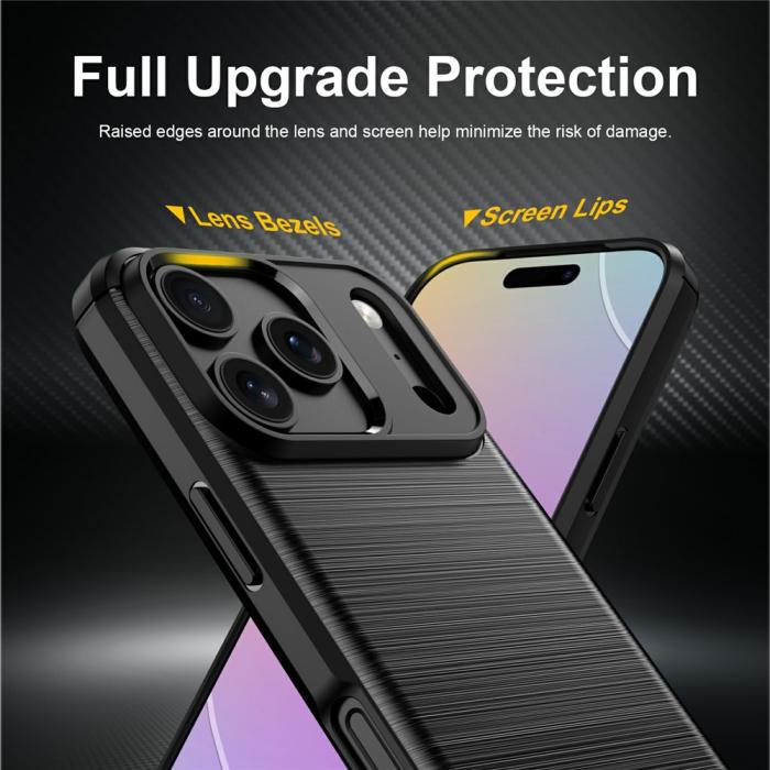 Bild 3,  iPhone 18 Pro Max/17 Pro Max Skal Kolfiber Textur Svart - Teknikhallen.se