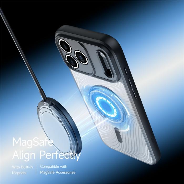 Bild 4, DUX DUCIS DUX DUCIS iPhone 17 Pro Skal MagSafe Aimo Series Svart - Teknikhallen.se