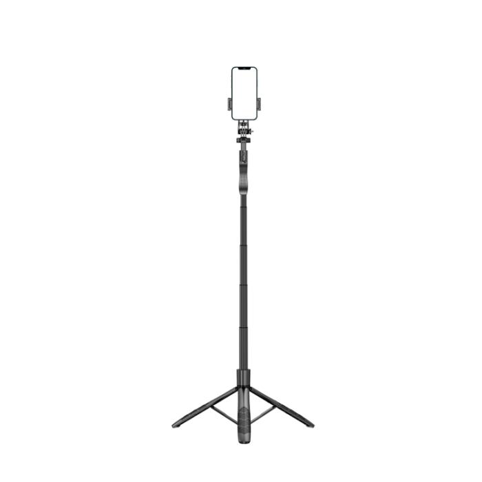 Bild 2,  Selfie Stick Tripod 153 cm Bluetooth Svart - Teknikhallen.se