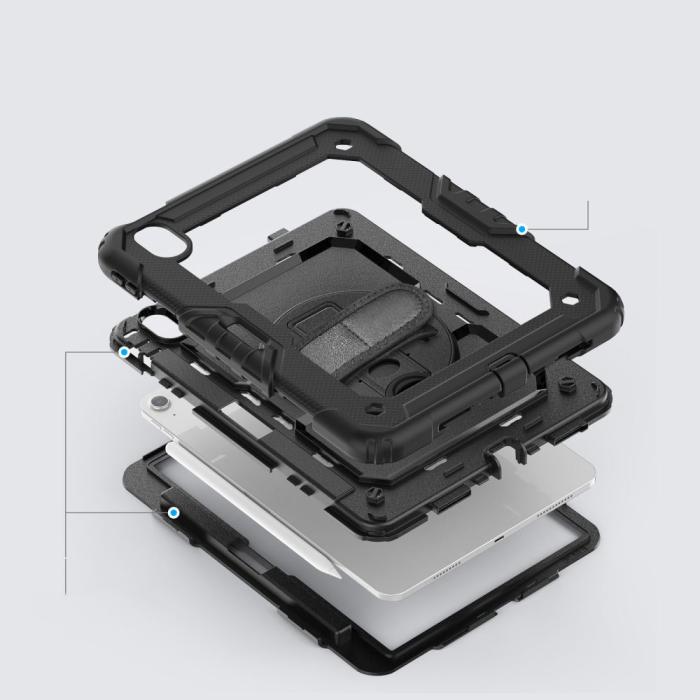 Bild 5, Tech-Protect Tech-Protect iPad Air 11 2026-2024 Fodral Solid360 Svart - Teknikhallen.se