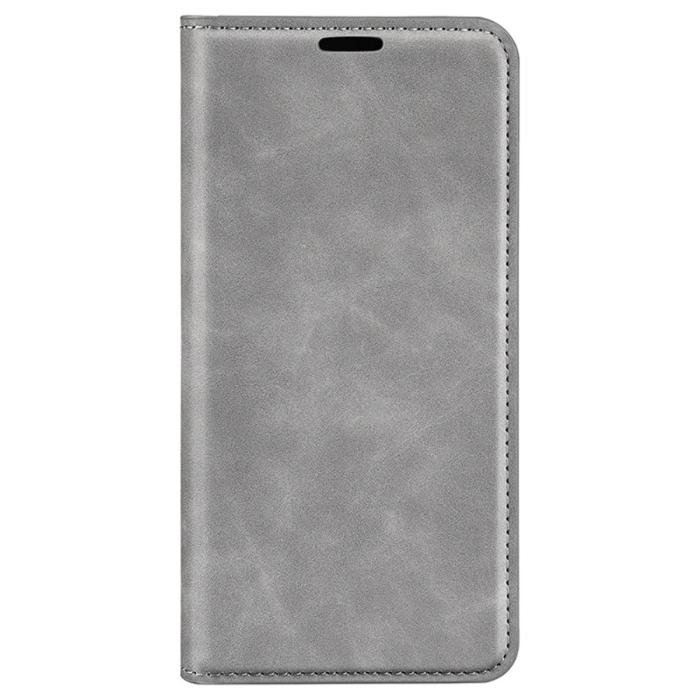 Bild 5,  Samsung Galaxy A15 5G Fodral Flip Skin Touch Grå - Teknikhallen.se