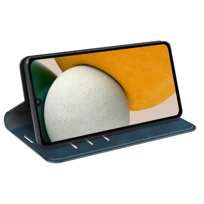 Bild 3,  Samsung Galaxy A15 5G Fodral Flip Skin Touch Blå - Teknikhallen.se