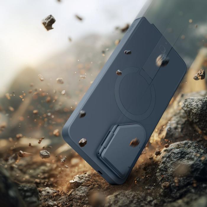 Bild 6, Tech-Protect Tech-Protect Galaxy S26 Ultra Skal MagSafe Kevlar Aura Navy Blue - Teknikhallen.se