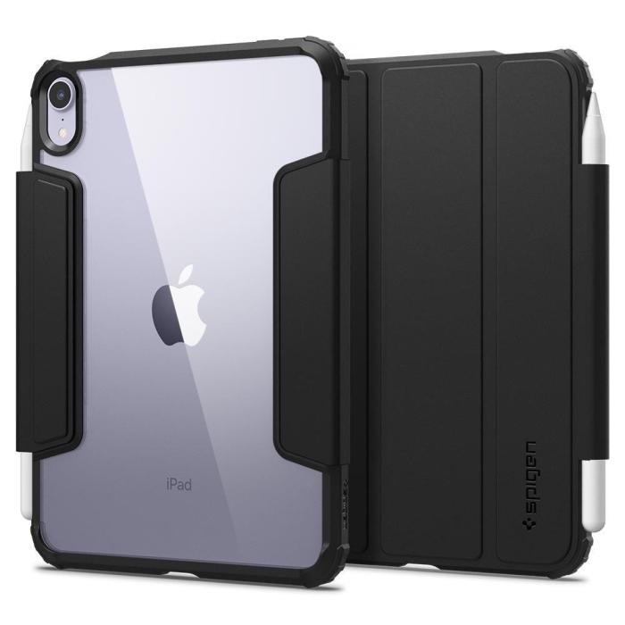 Bild 2, Spigen Spigen iPad Mini 2024/2021 Fodral Tri-Fold Ultra Hybrid Pro Svart - Teknikhallen.se