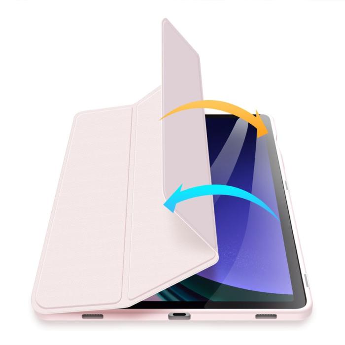 Bild 5, DUX DUCIS DUX DUCIS Galaxy Tab S9 FE Fodral TOBY Hybrid Rosa - Teknikhallen.se