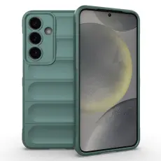  Samsung Galaxy S25 Skal Magic Shield Gr&ouml;n - Teknikhallen.se
