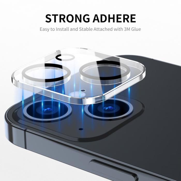 Bild 3, ENKAY ENKAY iPhone 15 / 15 Plus Linsskydd Härdat Glas - Teknikhallen.se