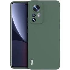 IMAK IMAK Xiaomi 12 Pro Skal Skin Touch M&ouml;rk Gr&ouml;n - Teknikhallen.se