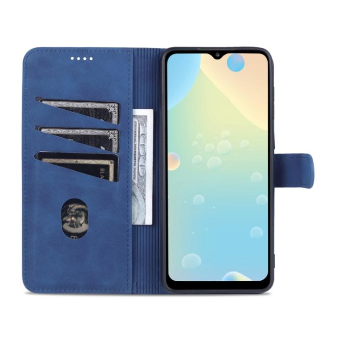 Bild 6, AZNS AZNS Samsung Galaxy A33 5G Fodral Läder Blå - Teknikhallen.se