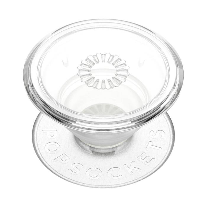 Bild 3, PopSockets PopSockets Avtagbart Grip med Ställfunktion Clear - Teknikhallen.se