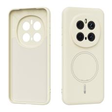 ABEEL ABEEL Honor Magic7 Pro Skal MagSafe Liquid Silicone Beige - Teknikhallen.se