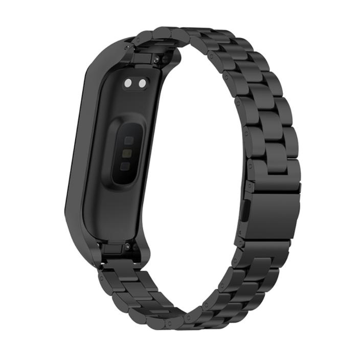 Bild 4,  Samsung Galaxy Fit 2 Lyxigt Metallarmband Svart - Teknikhallen.se