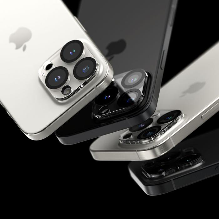 Bild 6, Ringke Ringke iPhone 16 Pro / 16 Pro Max 2-PACK Linsskydd Härdat Glas Transparent - Teknikhallen.se