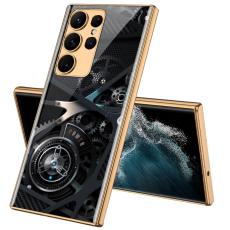 GKK GKK Galaxy S24 Ultra Skal H&auml;rdat Glas Electroplate Kugghjul - Teknikhallen.se