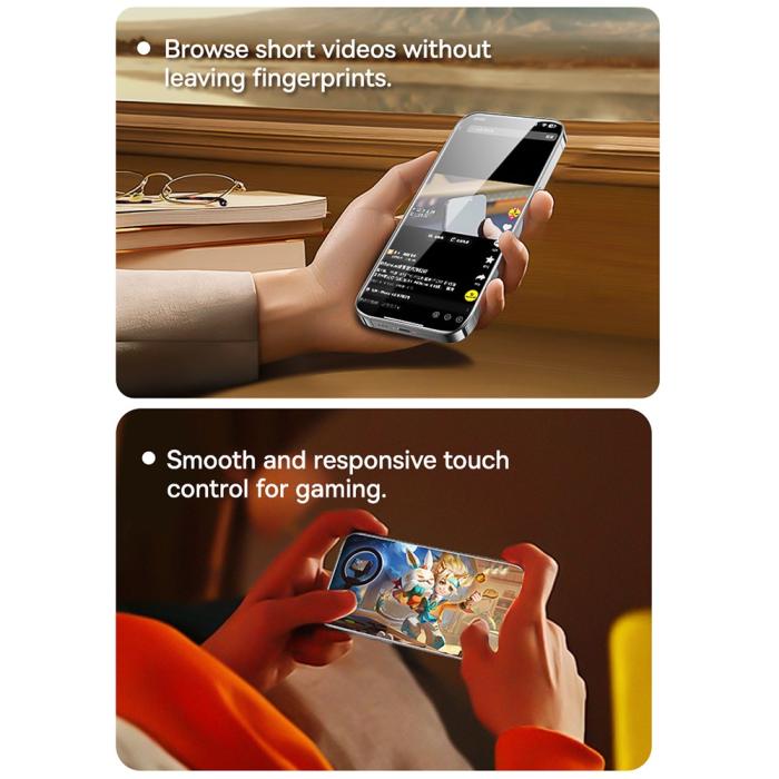 Bild 5, BASEUS BASEUS iPhone 15 Plus Skärmskydd Heltäckande - Teknikhallen.se