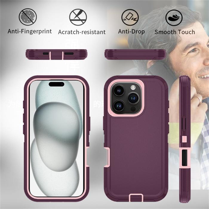 Bild 5,  iPhone 16 Pro Max Skal Extreme Shockproof Röd - Teknikhallen.se