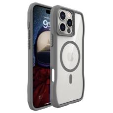  iPhone 16 Pro Skal MagSafe Shockproof Hybrid Gr&aring; - Teknikhallen.se