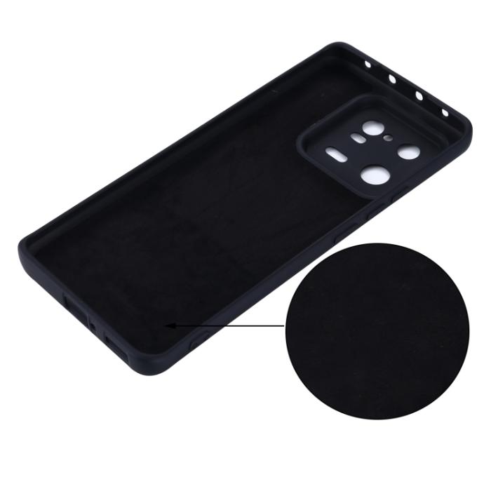 Bild 5,  Xiaomi 13 Pro 5G Skal Liquid Silikon Svart - Teknikhallen.se
