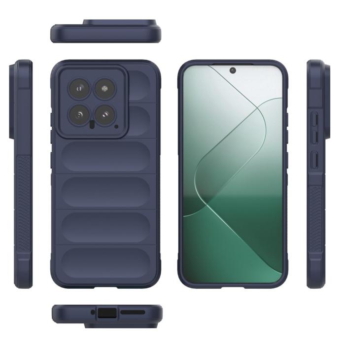 Bild 5,  Xiaomi 14 Skal Magic Shield Mörk Blå - Teknikhallen.se