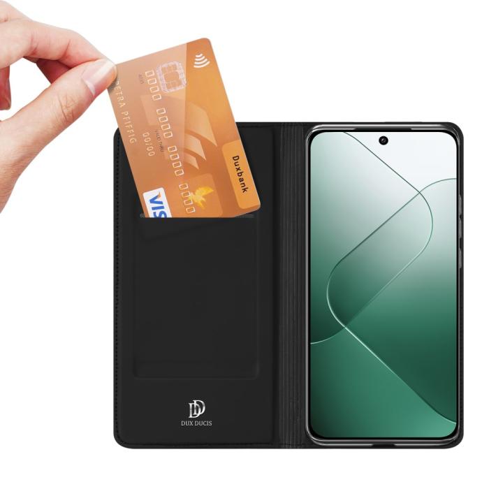 Bild 2, DUX DUCIS DUX DUCIS Xiaomi 14 Fodral Skin Pro Svart - Teknikhallen.se